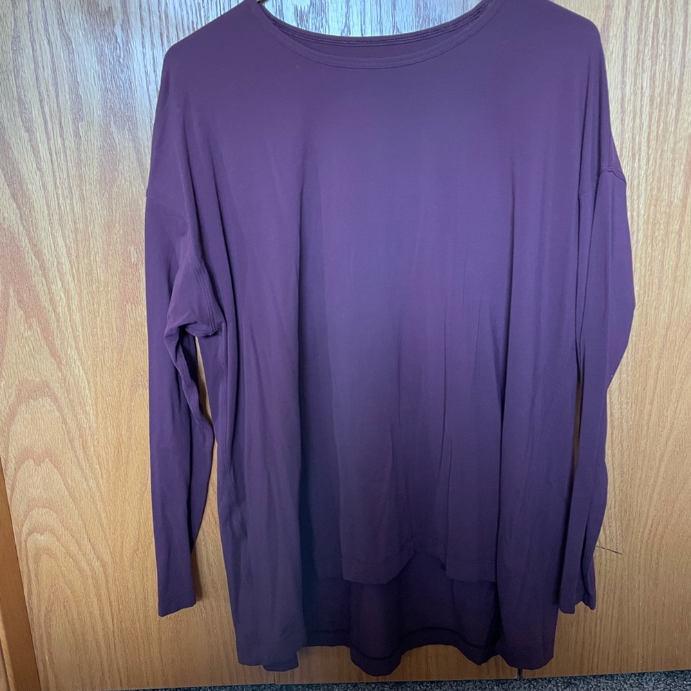 Maroon/purple Lululemon long sleeve top